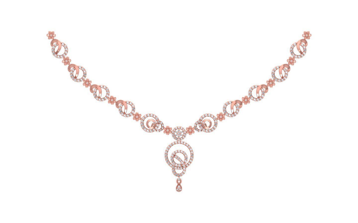 women Necklace Pendants 3dm STL OBJ FBX Renders Details 3D print model_1