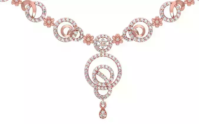 women Necklace Pendants 3dm STL OBJ FBX Renders Details