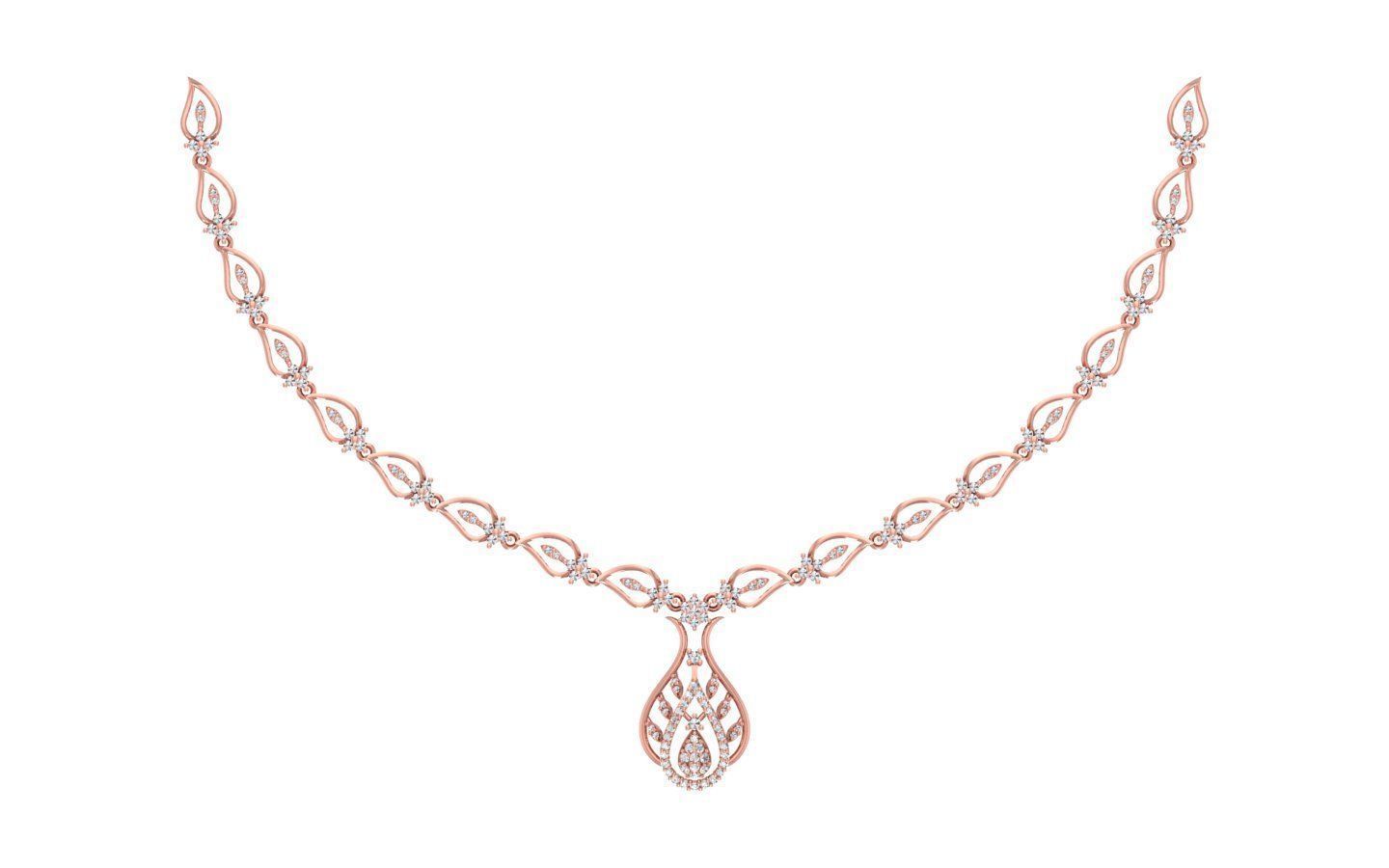 women Necklace Pendants 3dm STL OBJ FBX Renders Details 3D print model_2