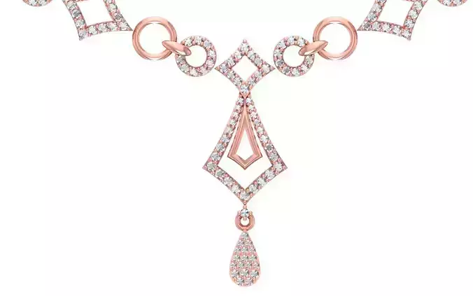 women Necklace Pendants 3dm STL OBJ FBX Renders Details