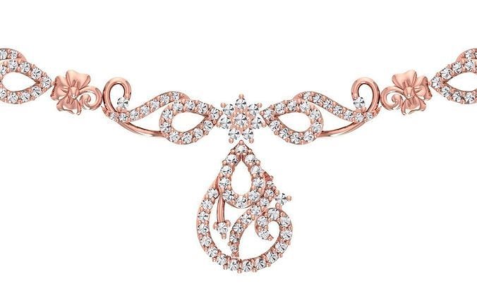 women Necklace Pendants 3dm STL OBJ FBX Renders Details 3D print model