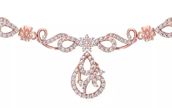 women Necklace Pendants 3dm STL OBJ FBX Renders Details