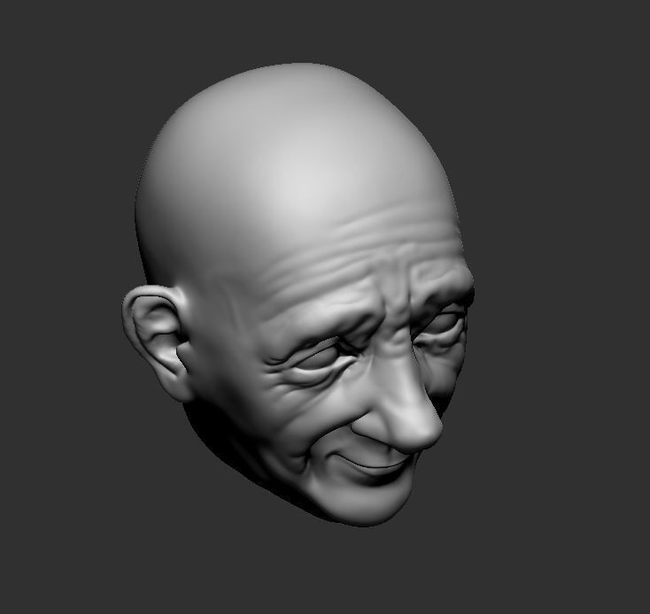 Head 58 3D print model_8