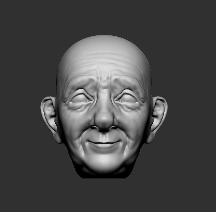Head 58 3D print model_6