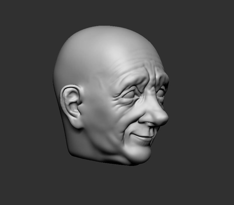 Head 58 3D print model_2