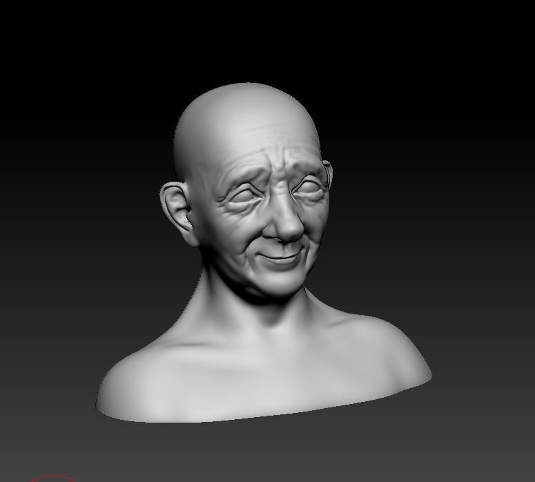 Head 58 3D print model_1