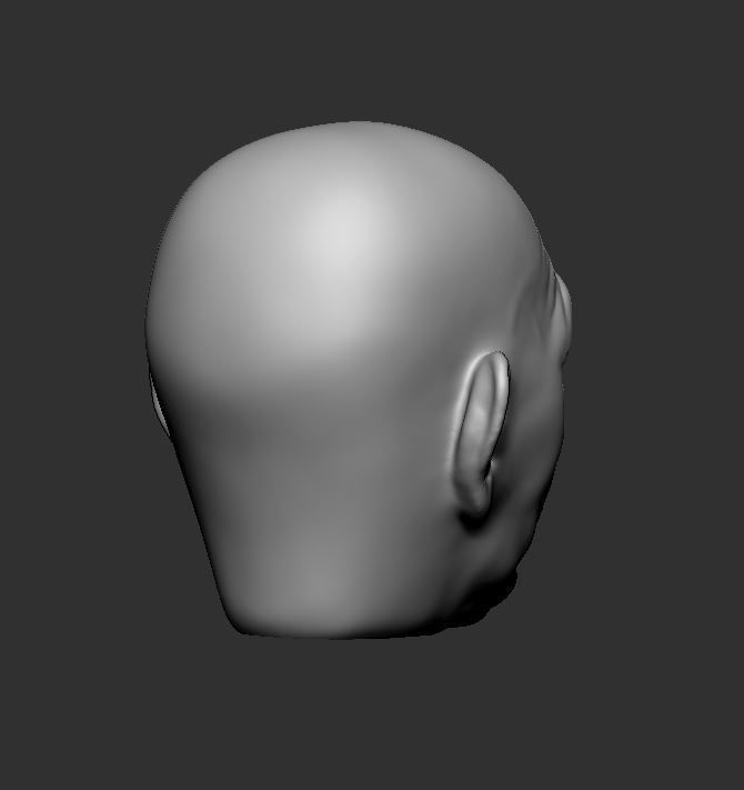 Head 58 3D print model_4