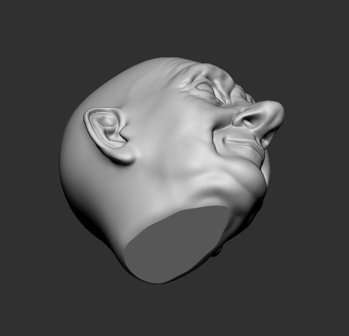 Head 58 3D print model_7