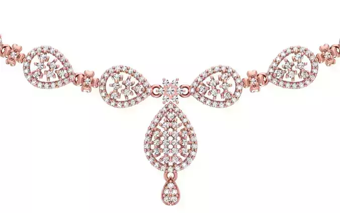 women Necklace Pendants 3dm STL OBJ FBX Renders Details