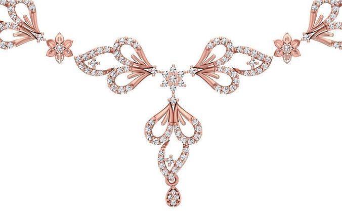 women Necklace Pendants 3dm STL OBJ FBX Renders Details 3D print model