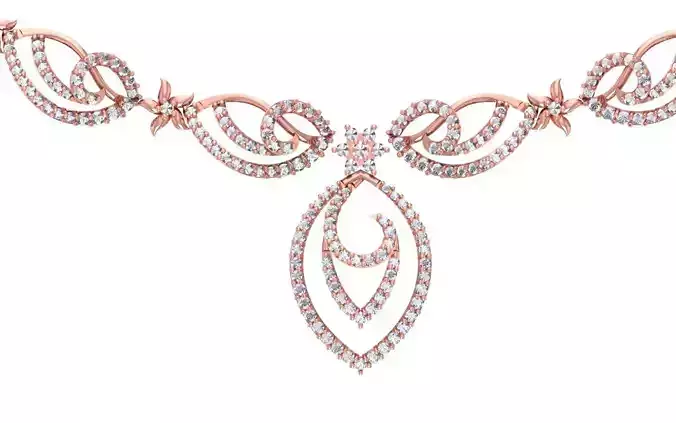 women Necklace Pendants 3dm STL OBJ FBX Renders Details