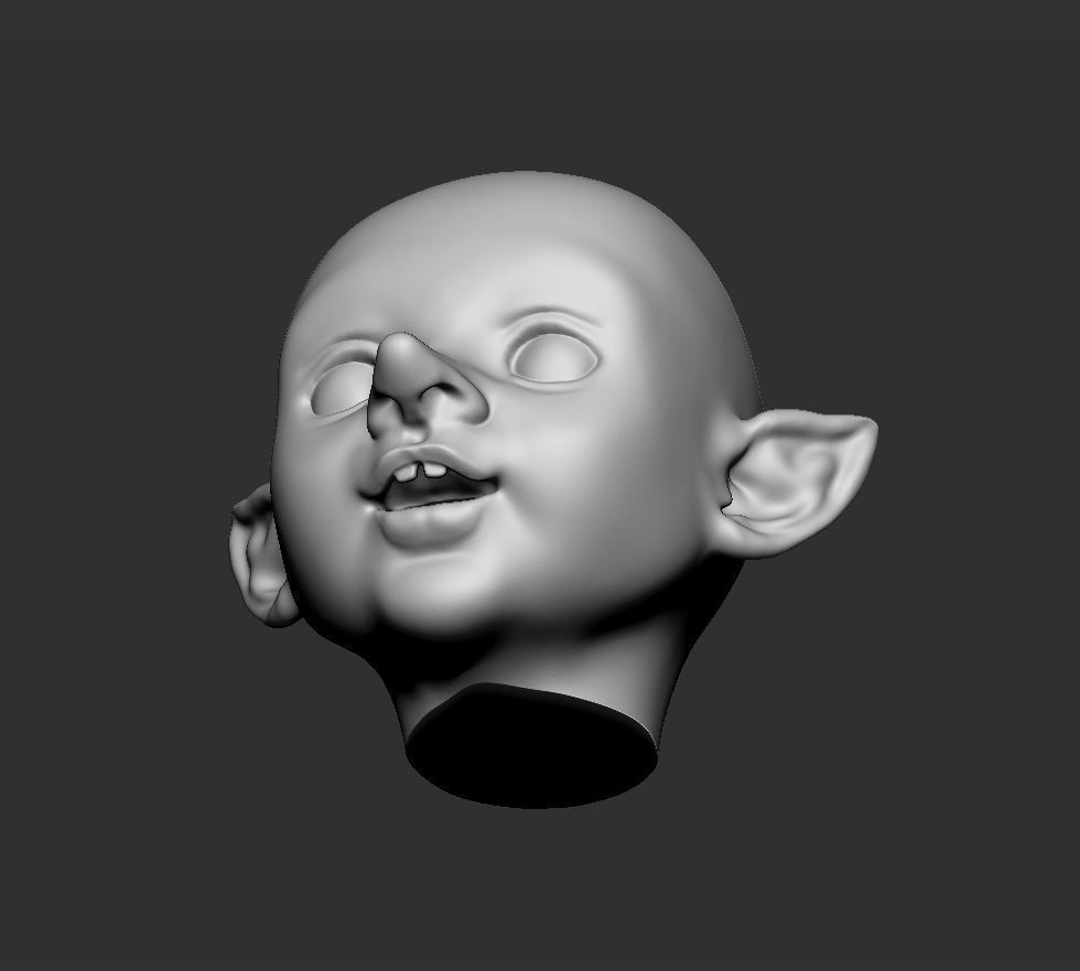 Head 59 3D print model_7