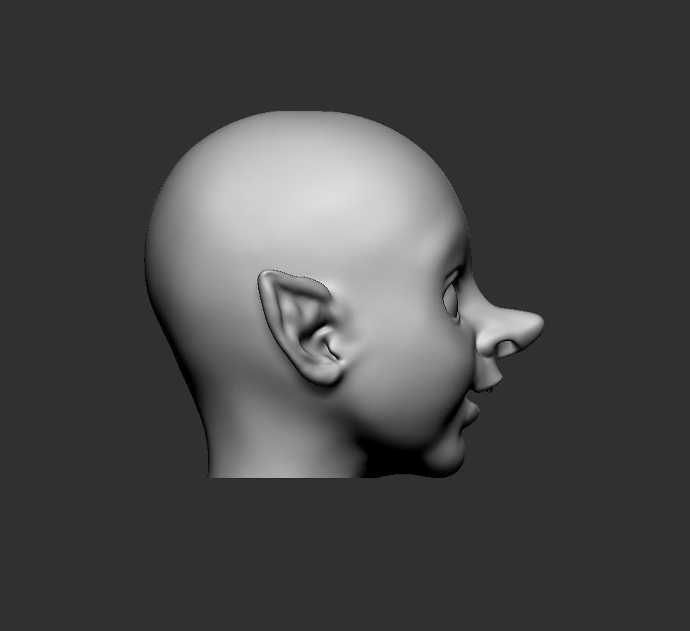 Head 59 3D print model_2