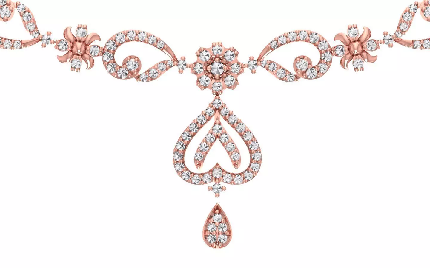 women Necklace Pendants 3dm STL OBJ FBX Renders Details 3D print model_0