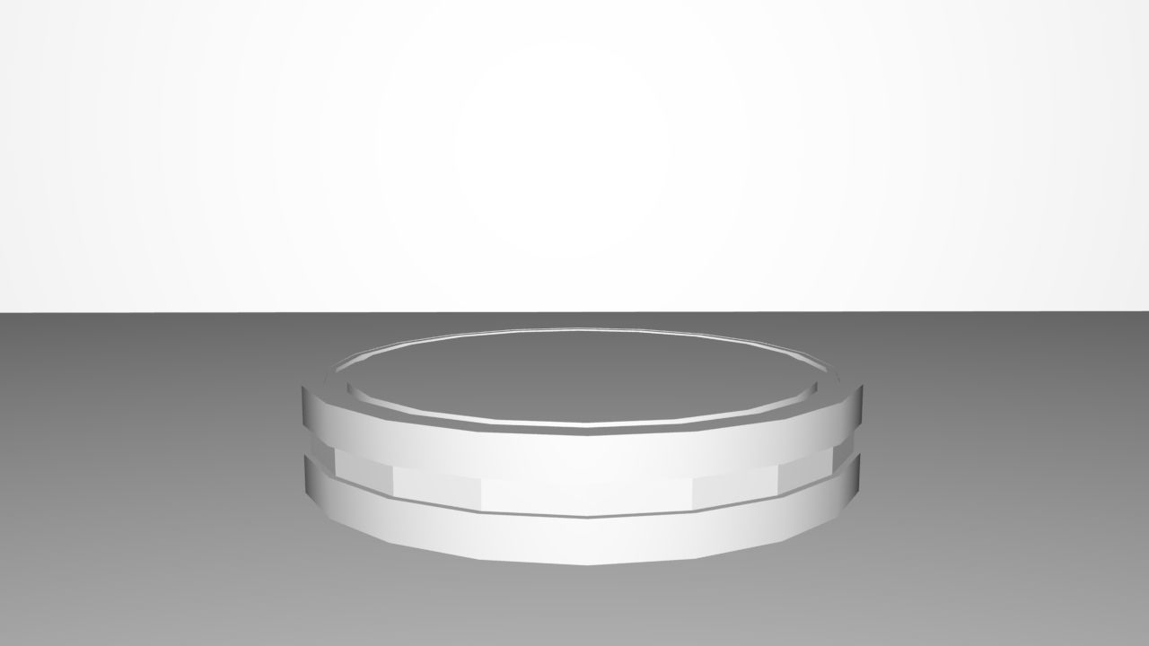 podium shine 3d model 3D model_7