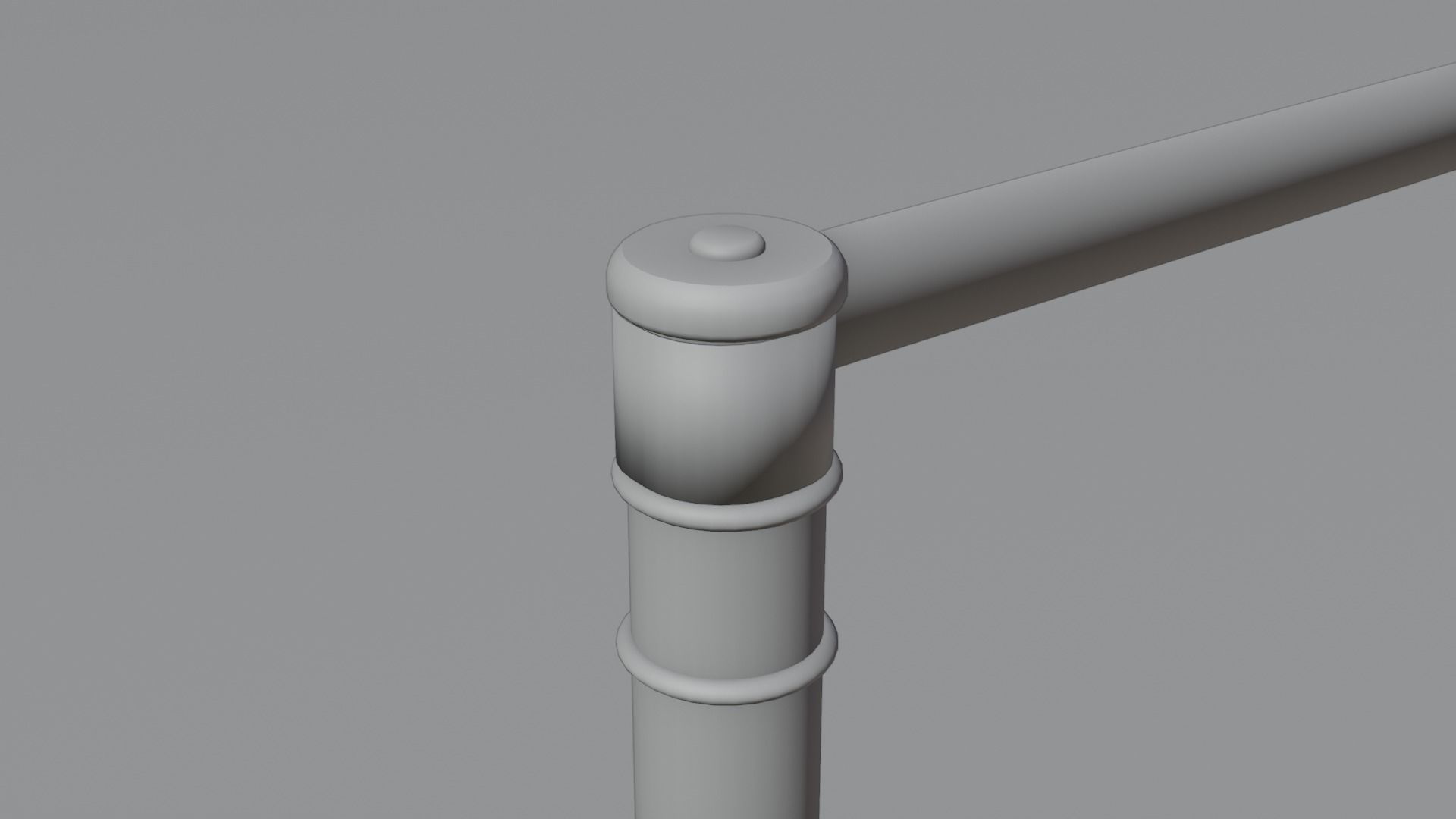 Police Tape Barrier with Multiple Lengths 4K Low-poly 3D model_9