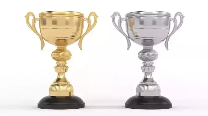Cups Trophy 3D model