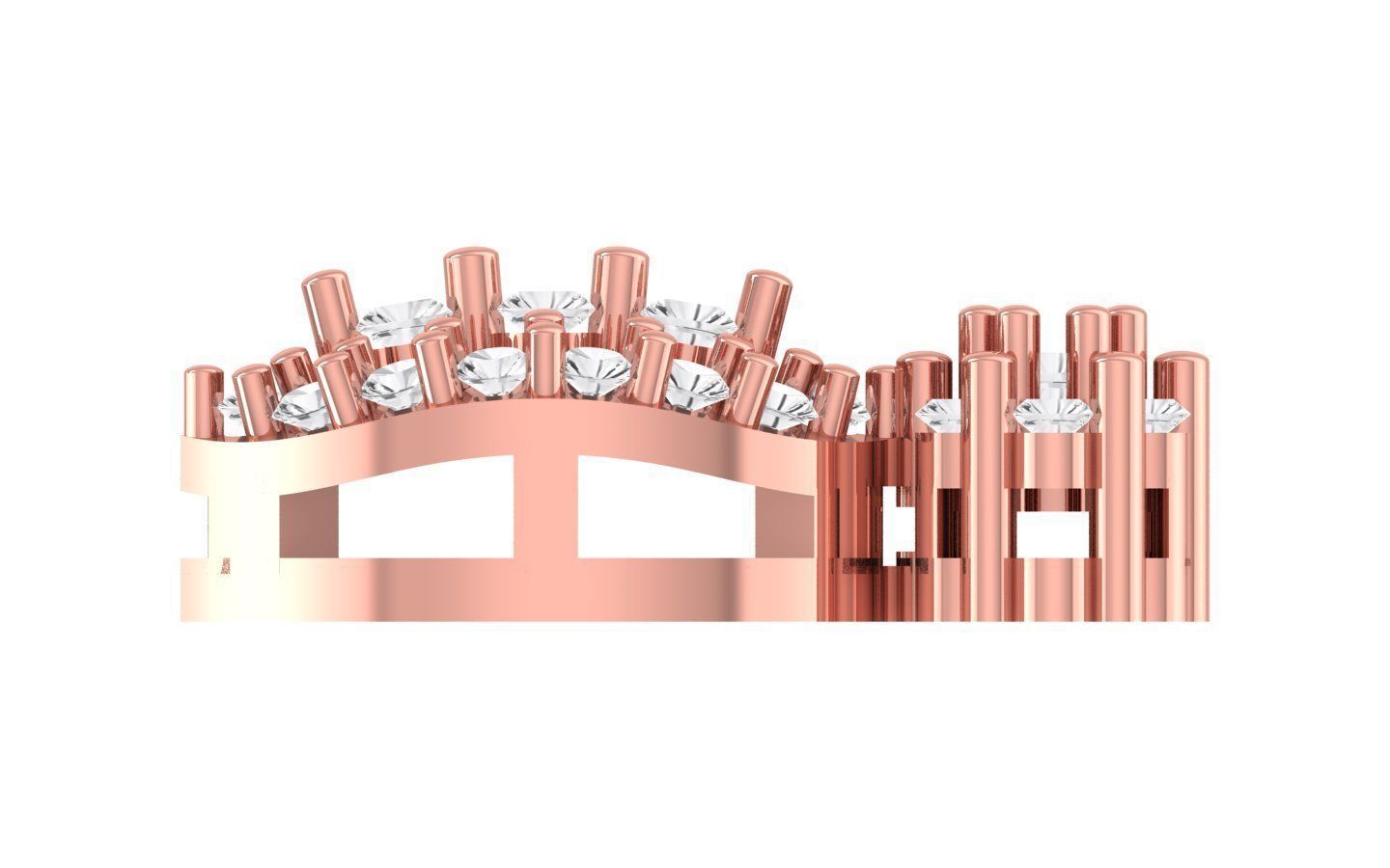 Women Drop  Earrings 3dm STL OBJ FBX Renders Details 3D print model_2