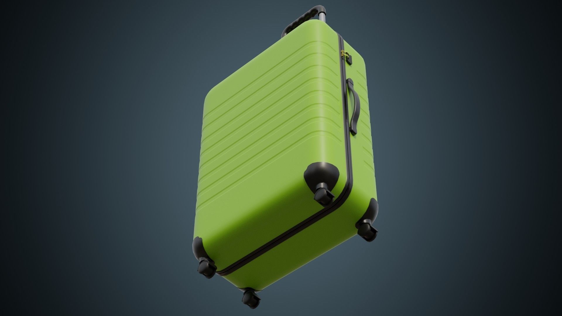 Rolling Suitcase 1 Basic 3D model_4
