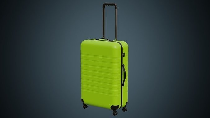 Rolling Suitcase 1 Basic 3D model
