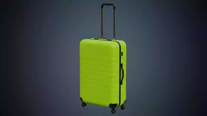 Rolling Suitcase 1 Basic 3D model