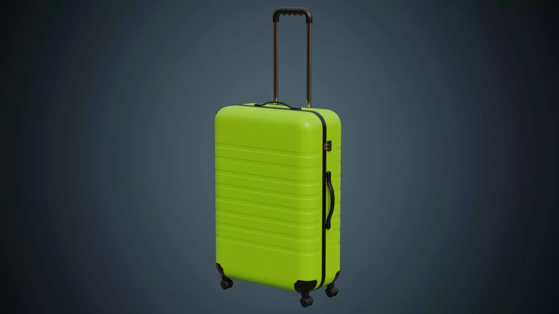 Rolling Suitcase 1 Basic 3D model_0