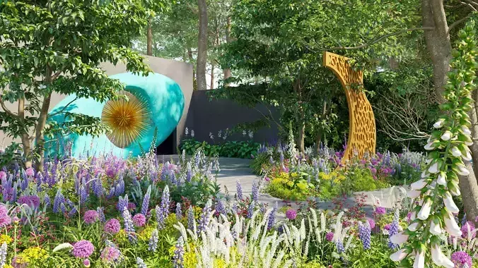 Collection 25 - Flower garden 3D model