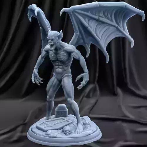 VAMPIRE statue of demon 3D print model