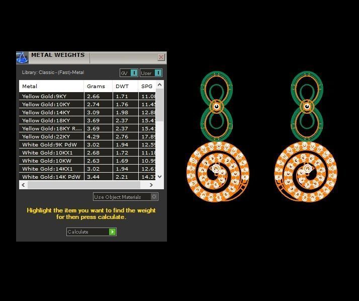 Women Drop  Earrings 3dm STL OBJ FBX Renders Details 3D print model_4