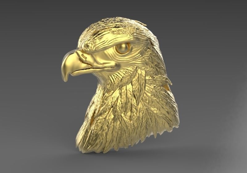 Eagle Pendant 3D print model_1