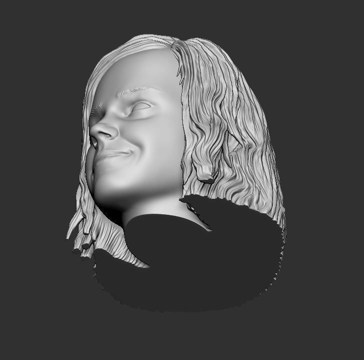 Head 61 3D print model_6