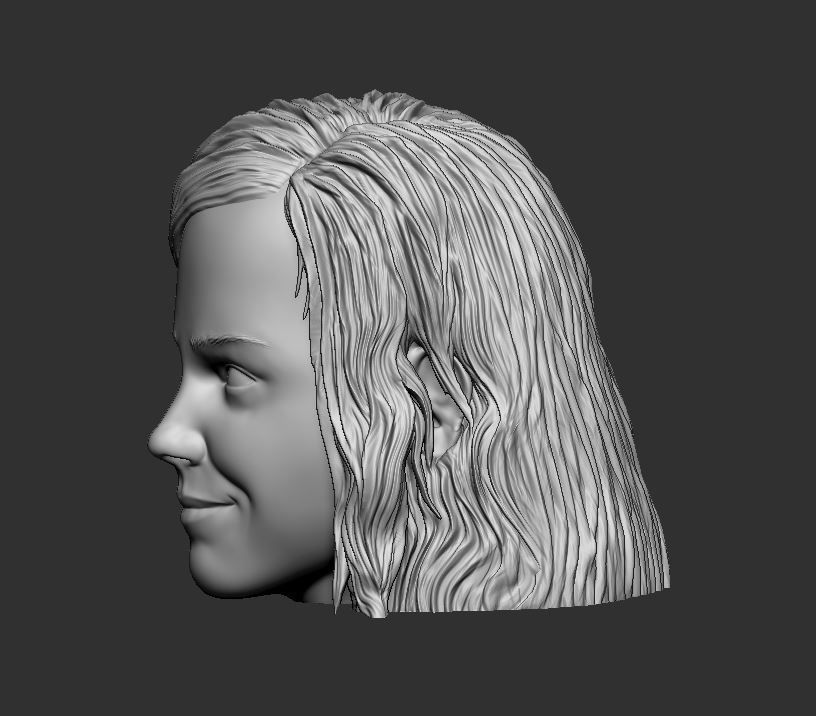 Head 61 3D print model_5