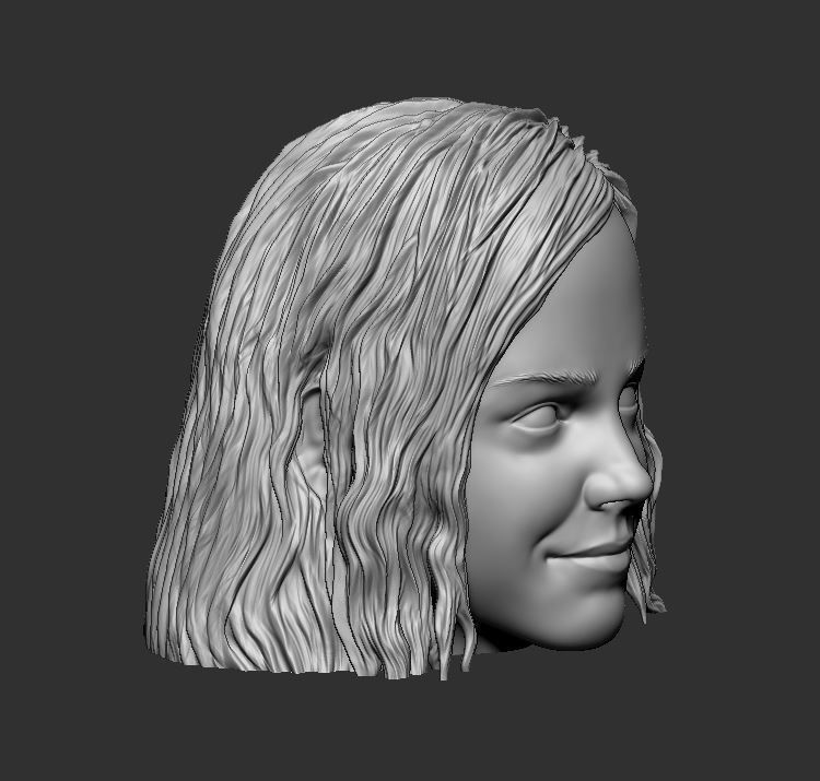 Head 61 3D print model_2