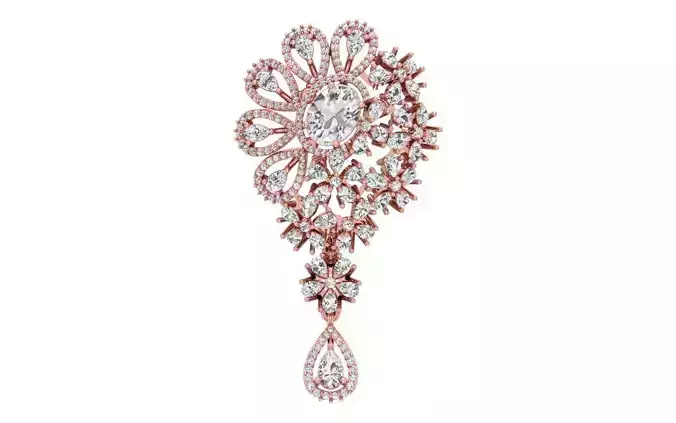 Women Earrings 3dm STL OBJ FBX Renders Details