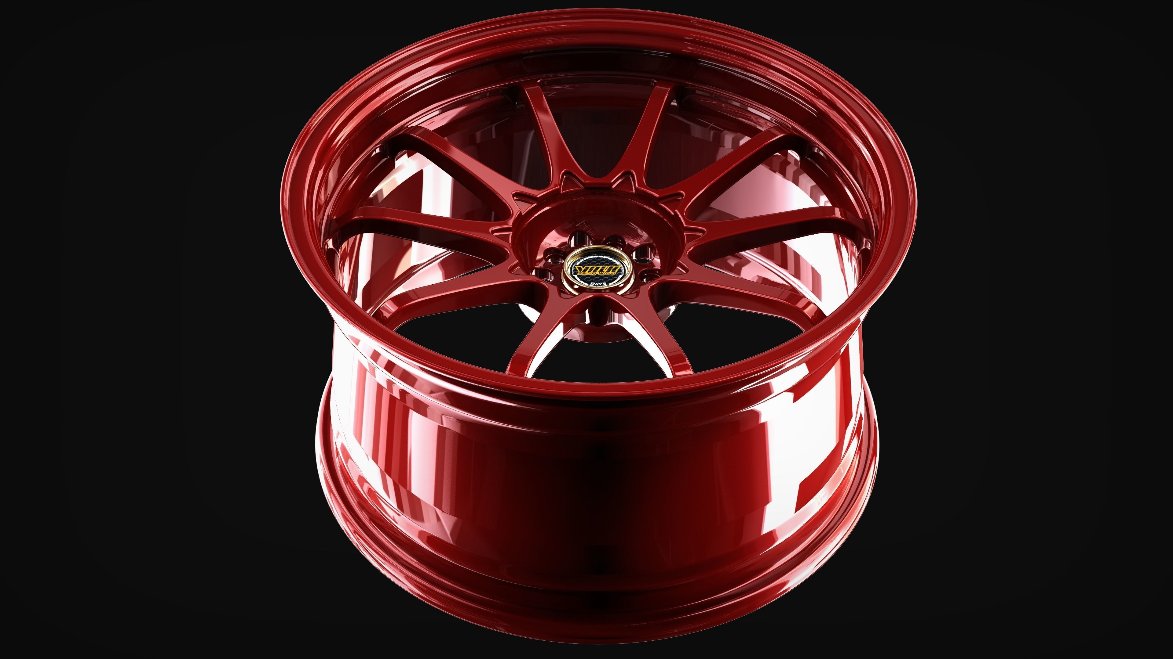 CE28N Volk RAYS 3D model_7