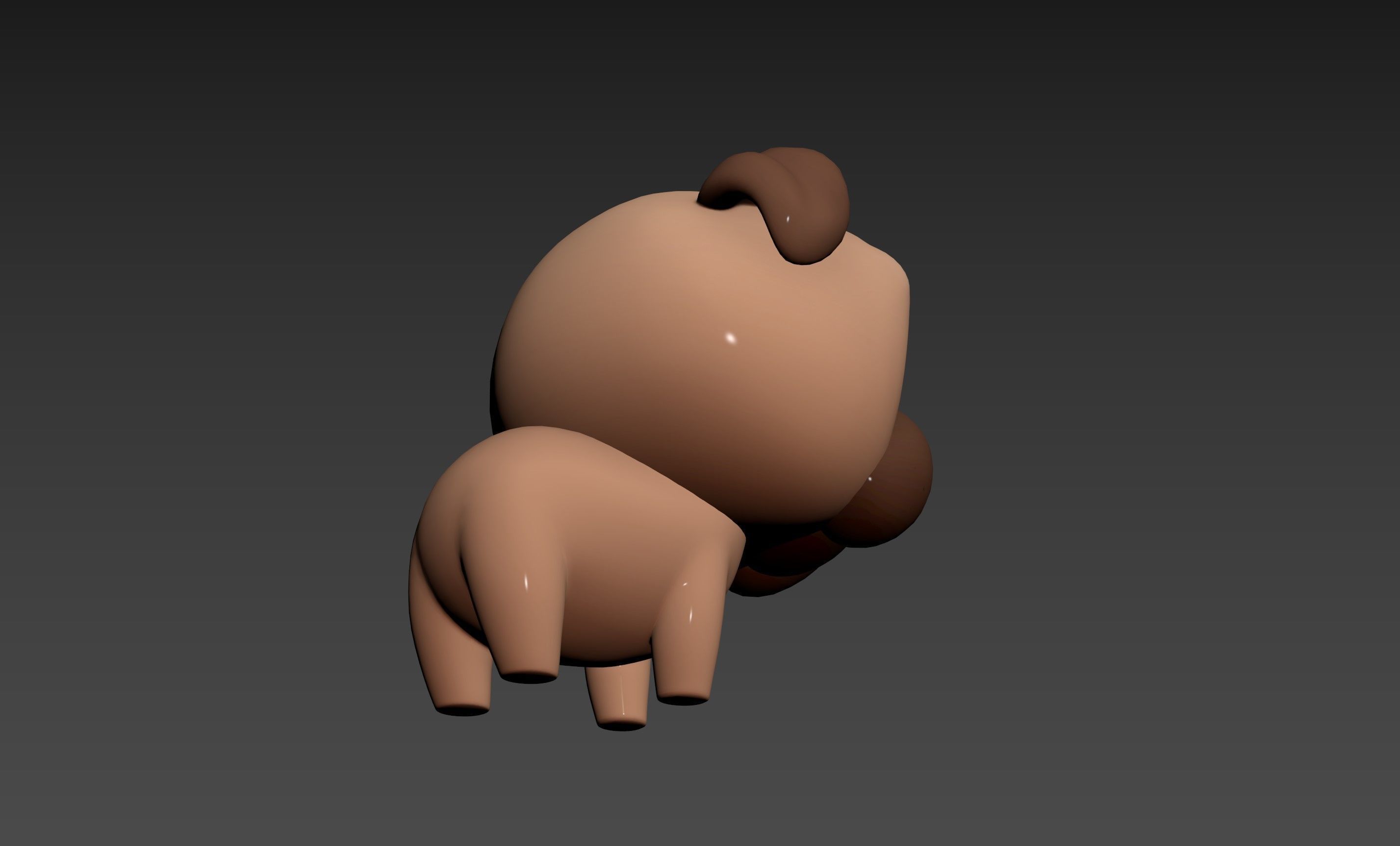 Character195 Pug  3D model_17
