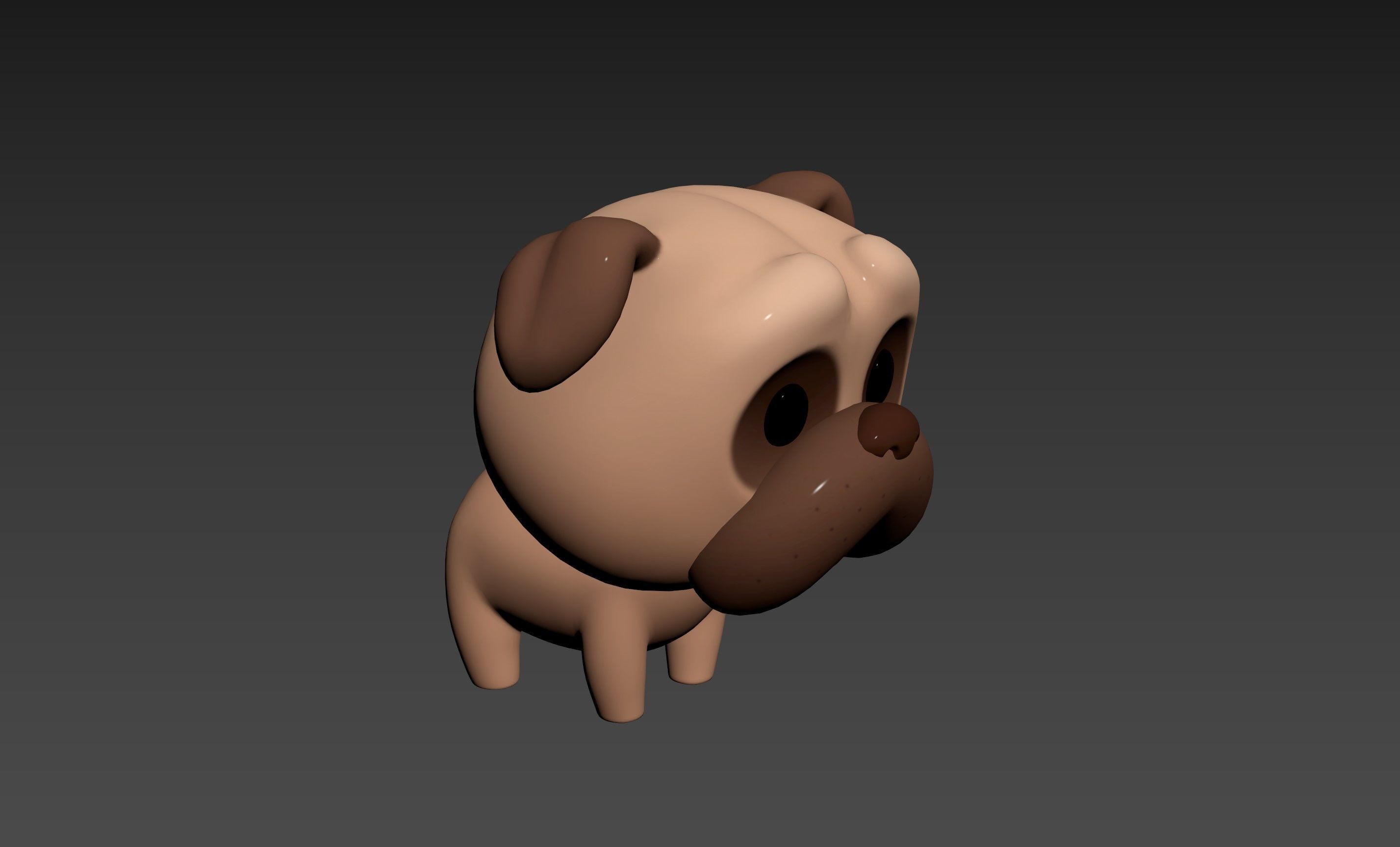 Character195 Pug  3D model_15
