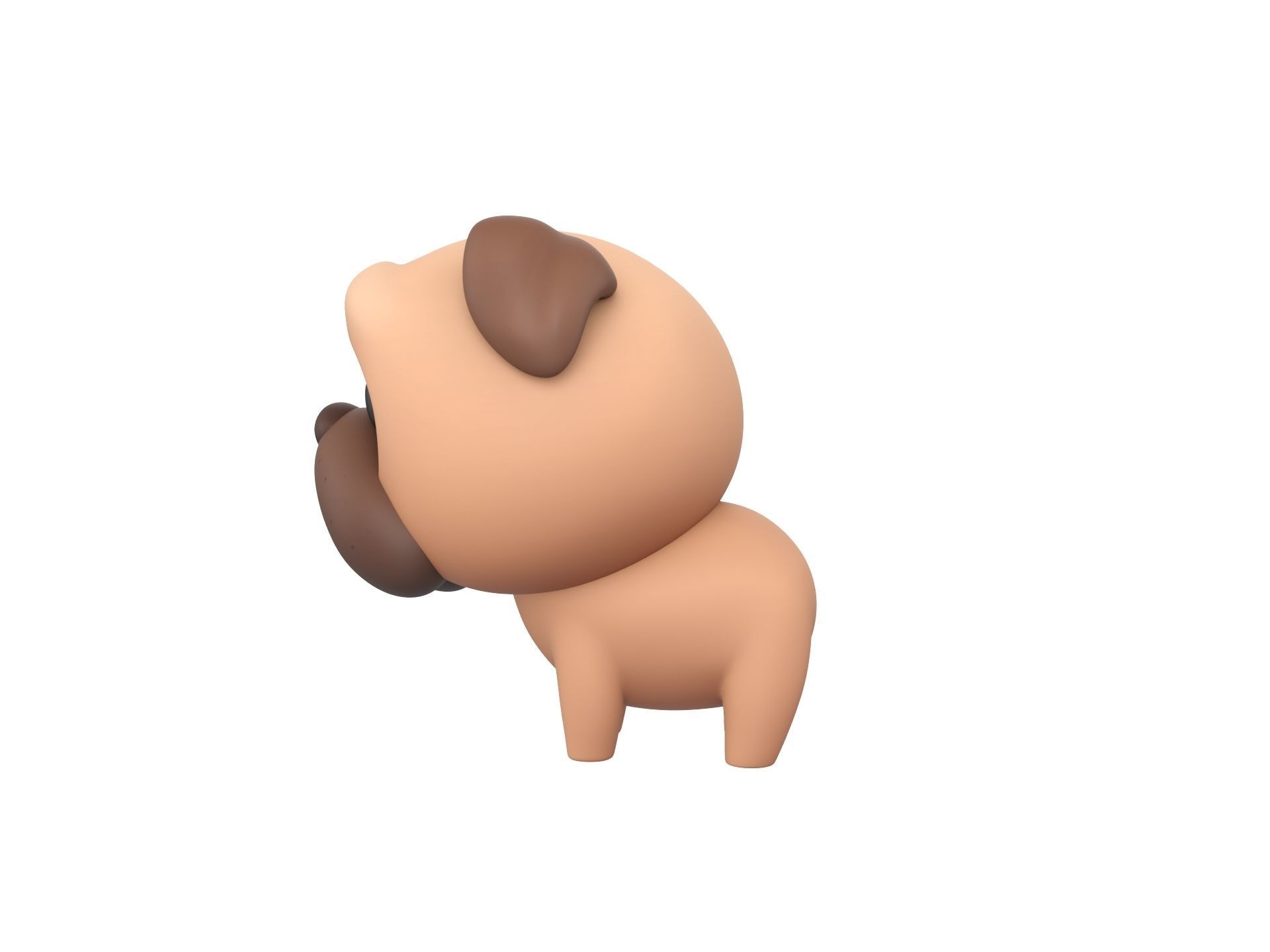 Character195 Pug  3D model_7