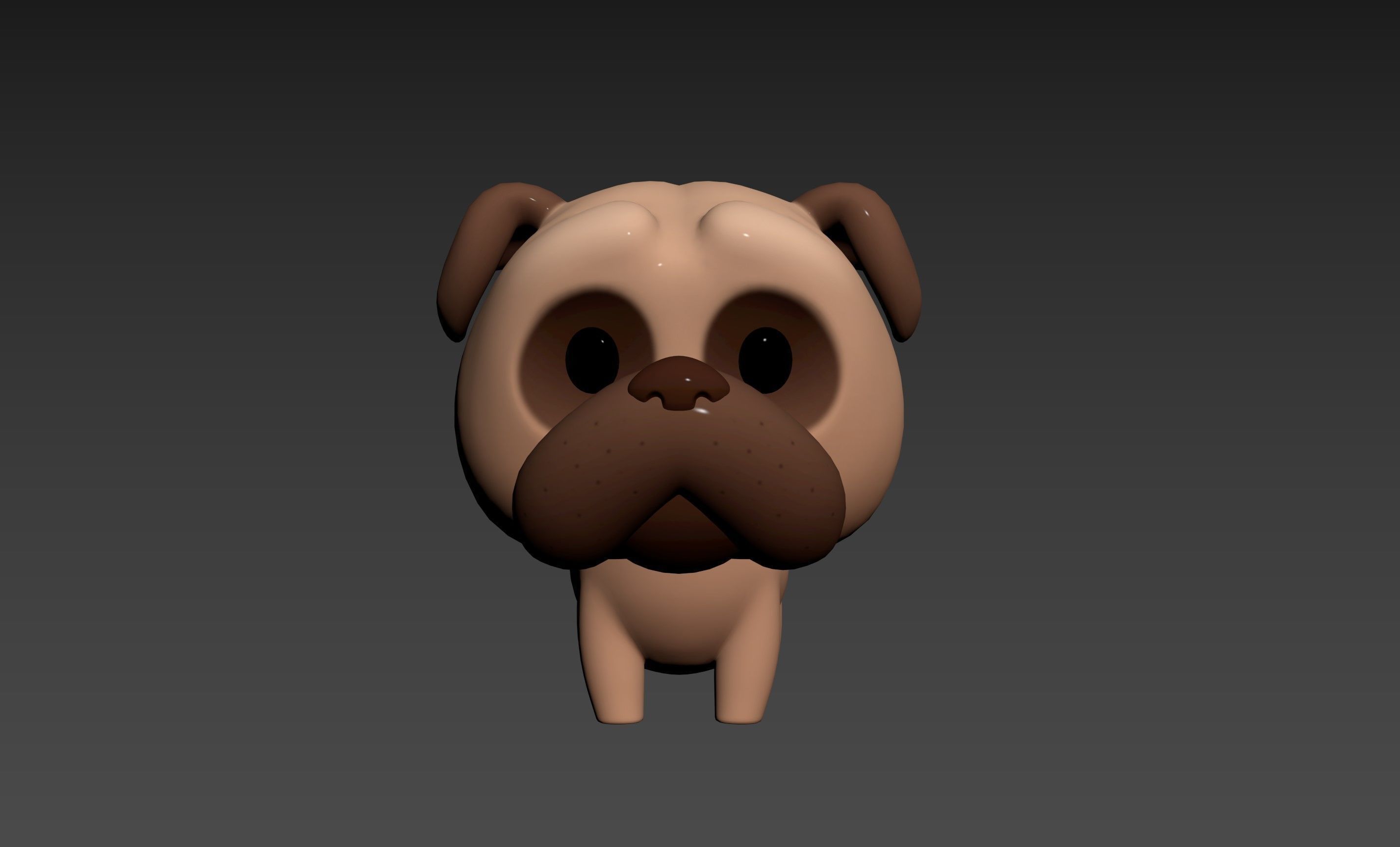 Character195 Pug  3D model_13