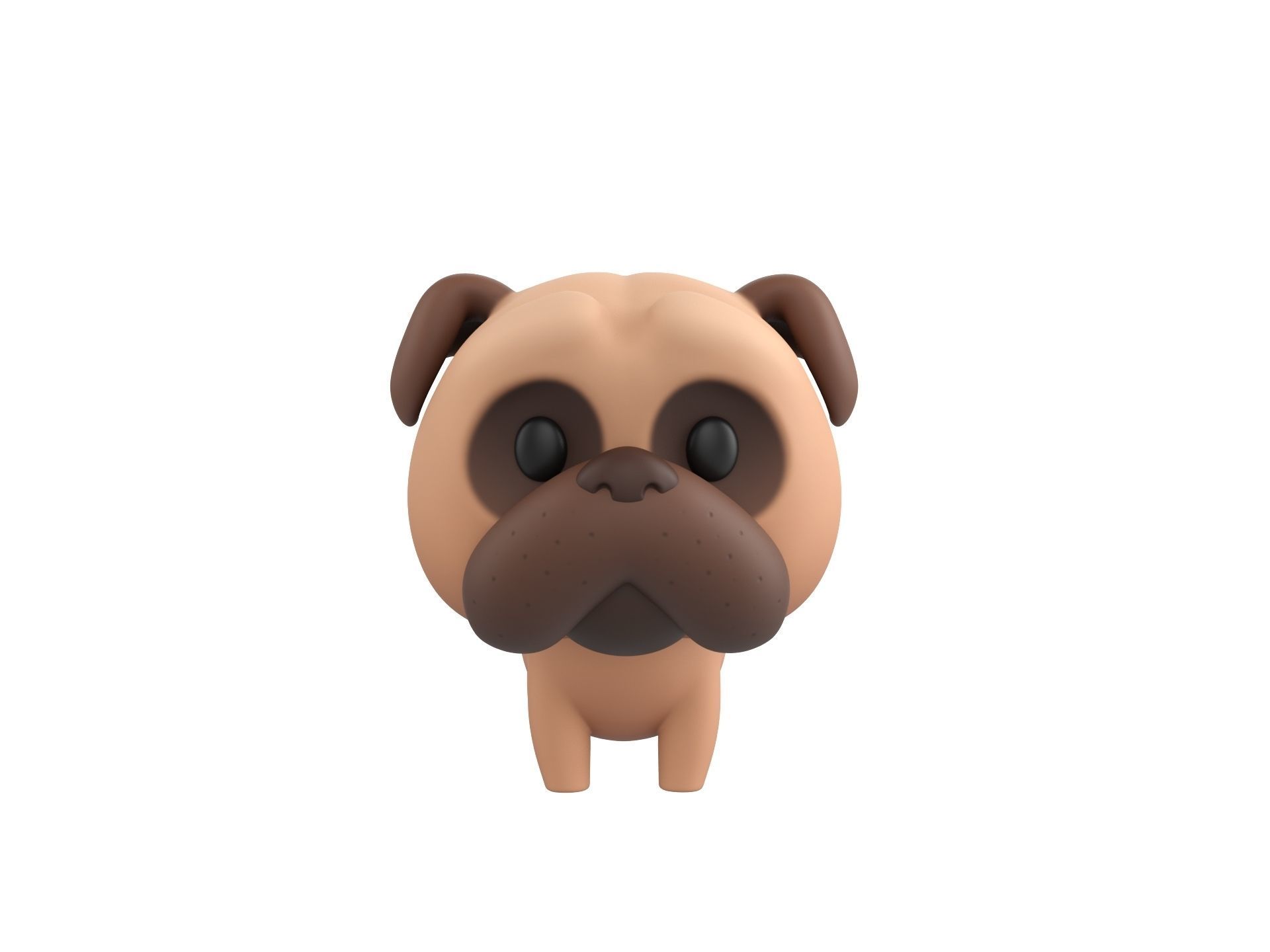 Character195 Pug  3D model_1