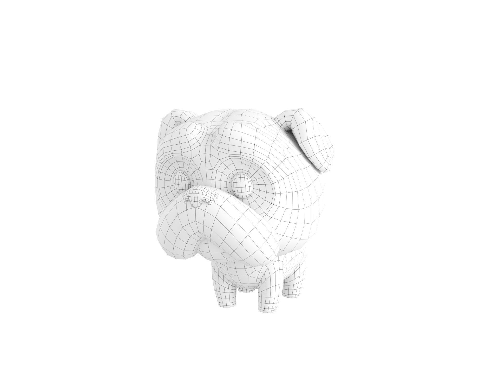 Character195 Pug  3D model_29