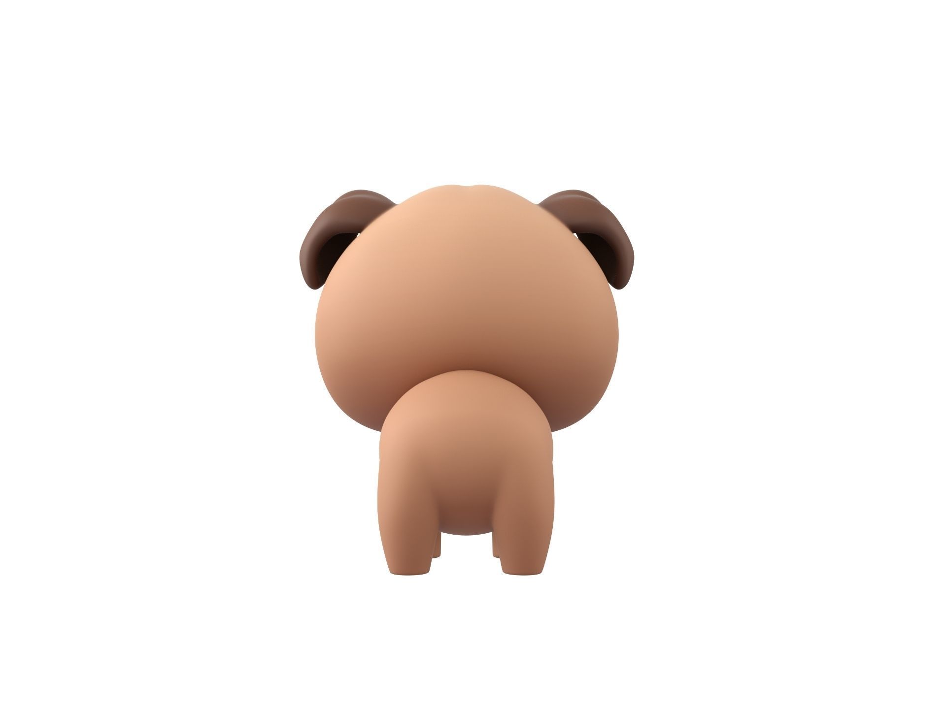 Character195 Pug  3D model_5