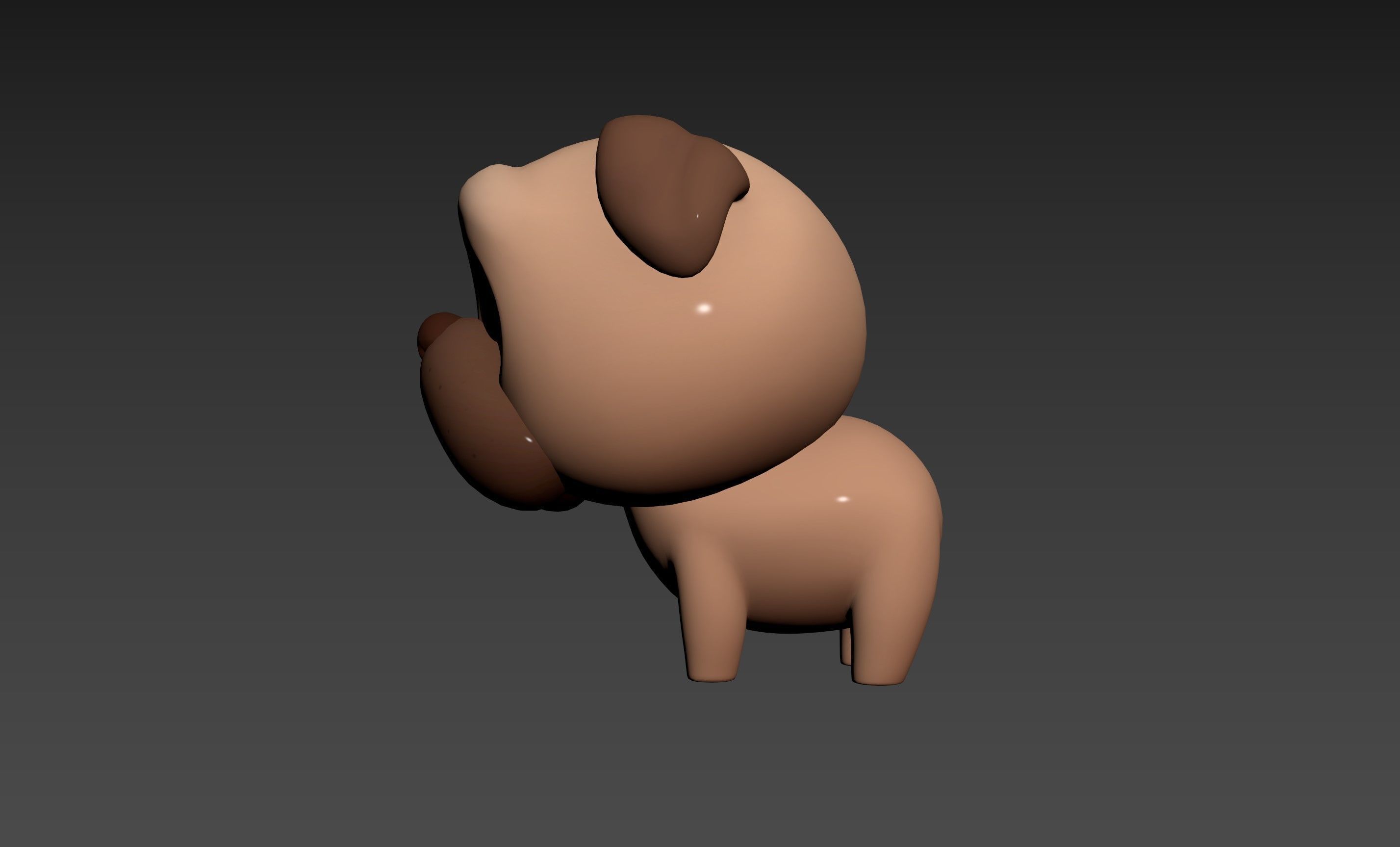Character195 Pug  3D model_24