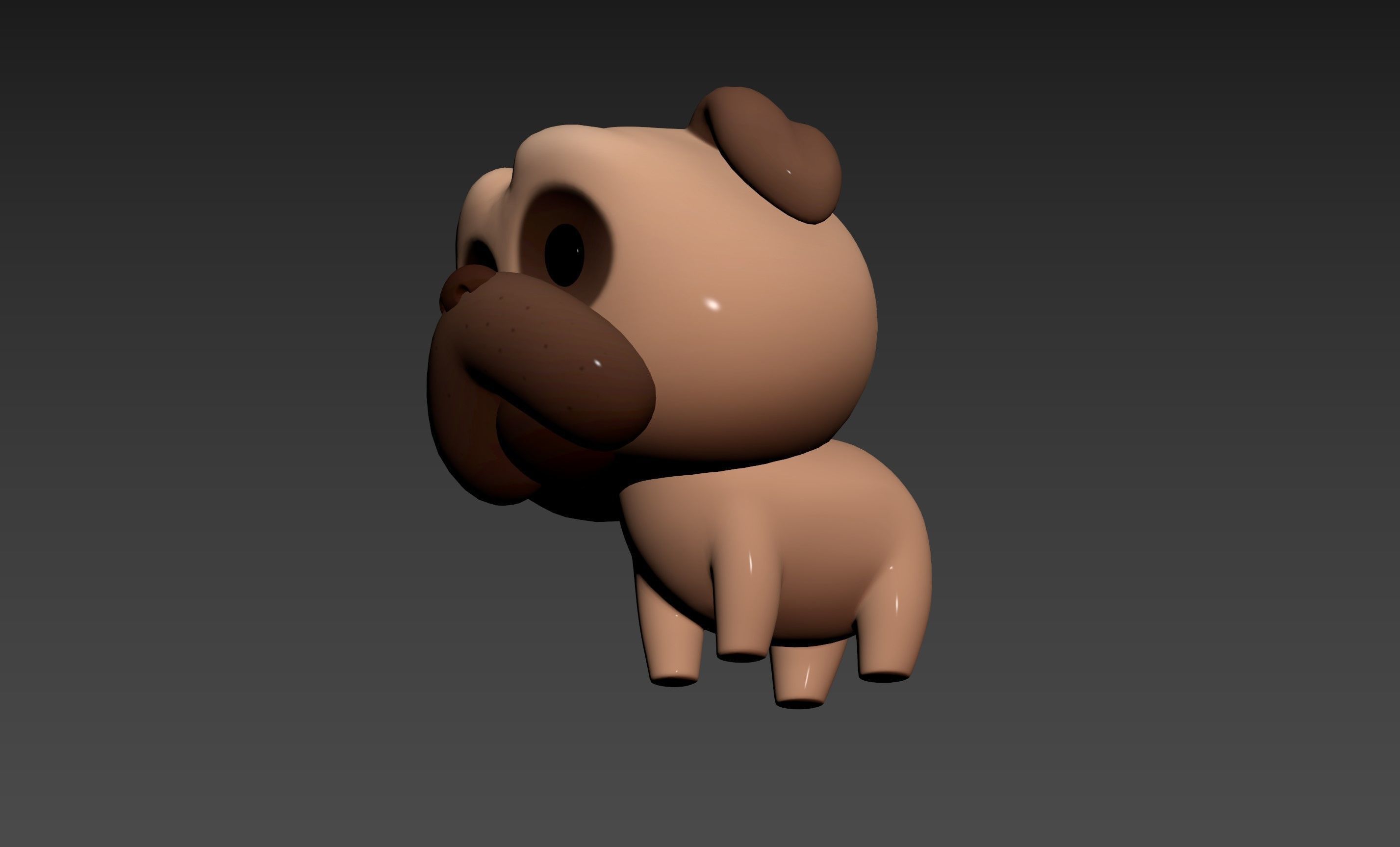 Character195 Pug  3D model_25
