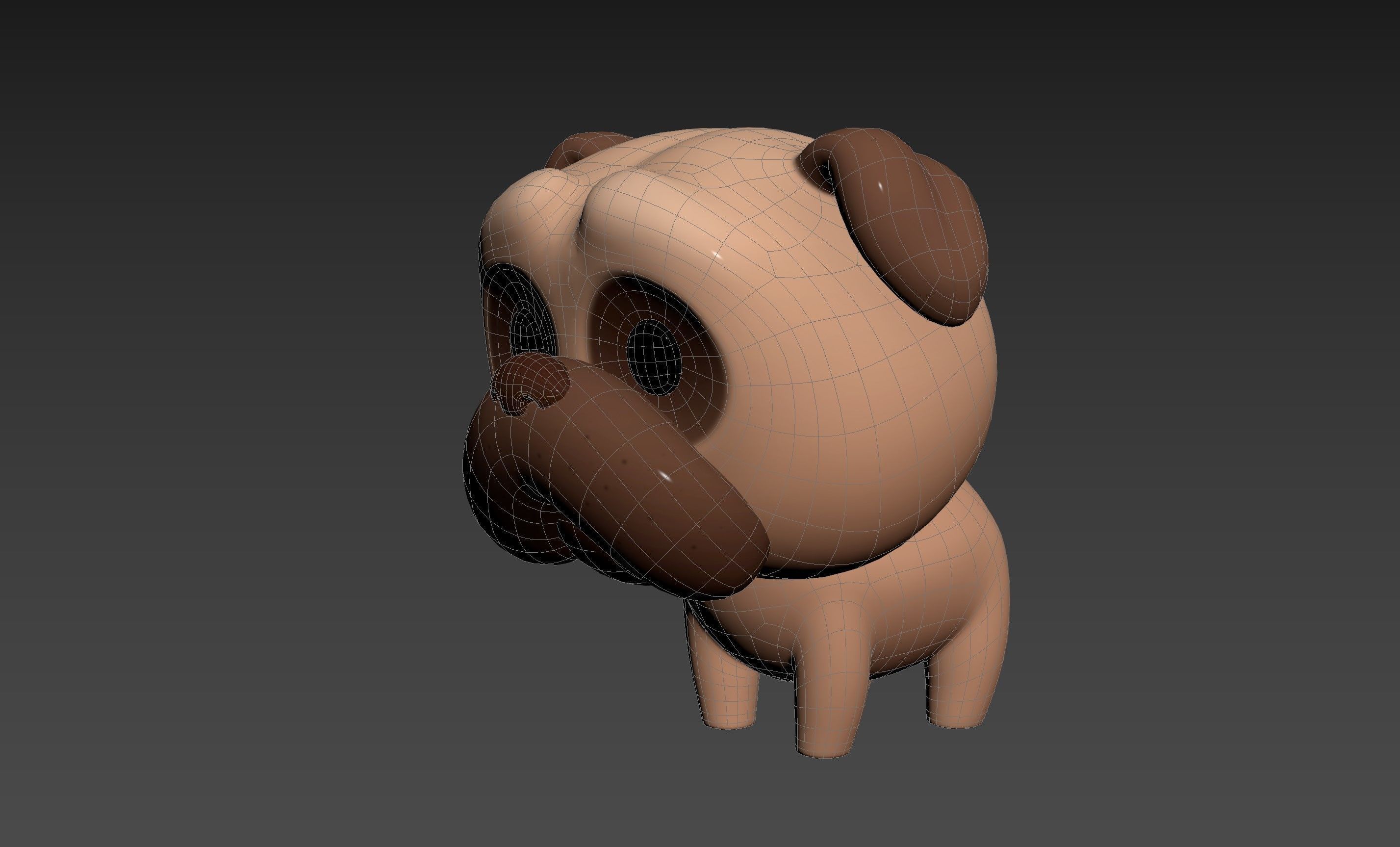 Character195 Pug  3D model_26