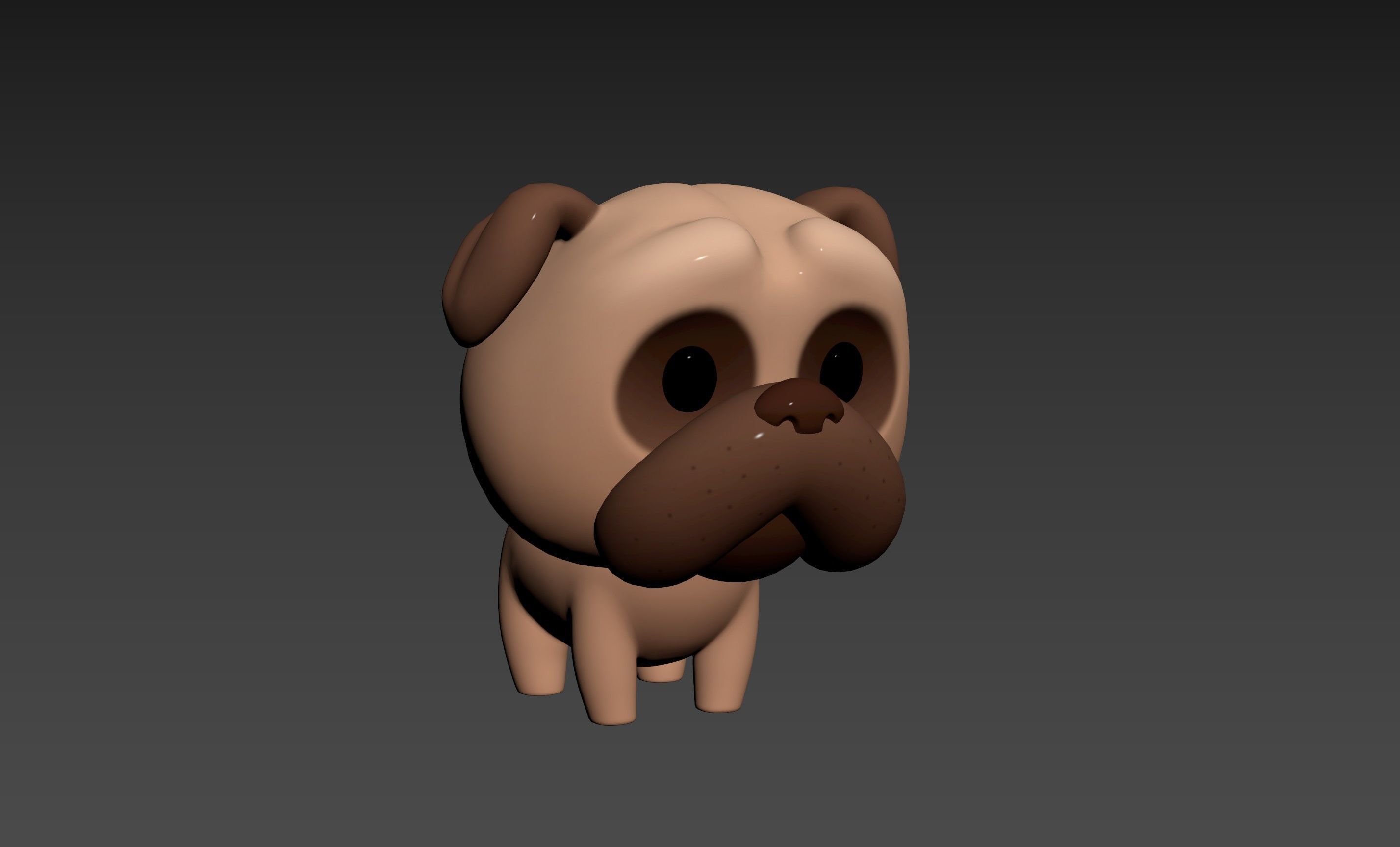 Character195 Pug  3D model_14