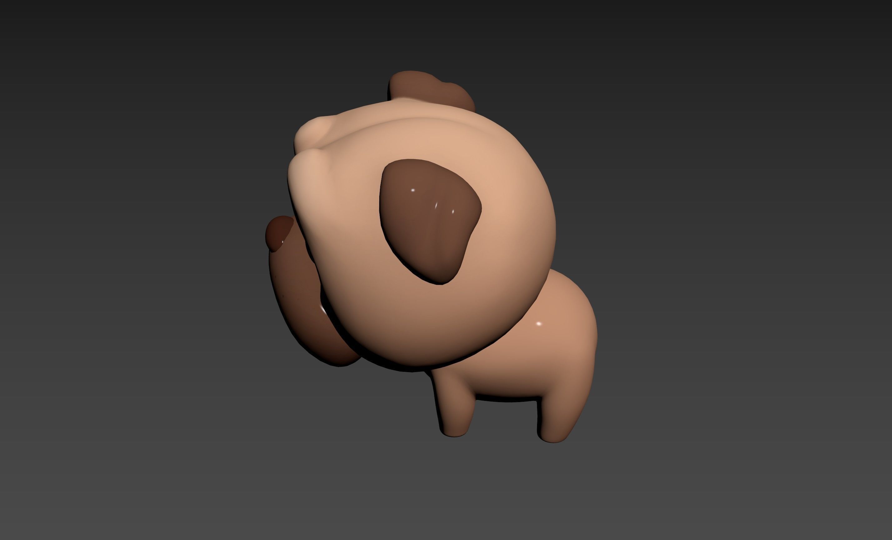 Character195 Pug  3D model_23