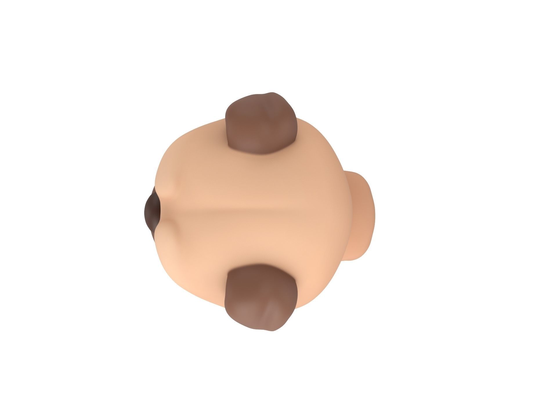 Character195 Pug  3D model_9