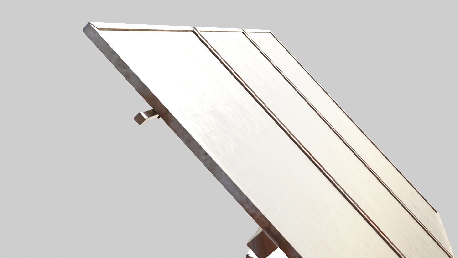 solar panels with clean and dirty textures Low-poly 3D model_6