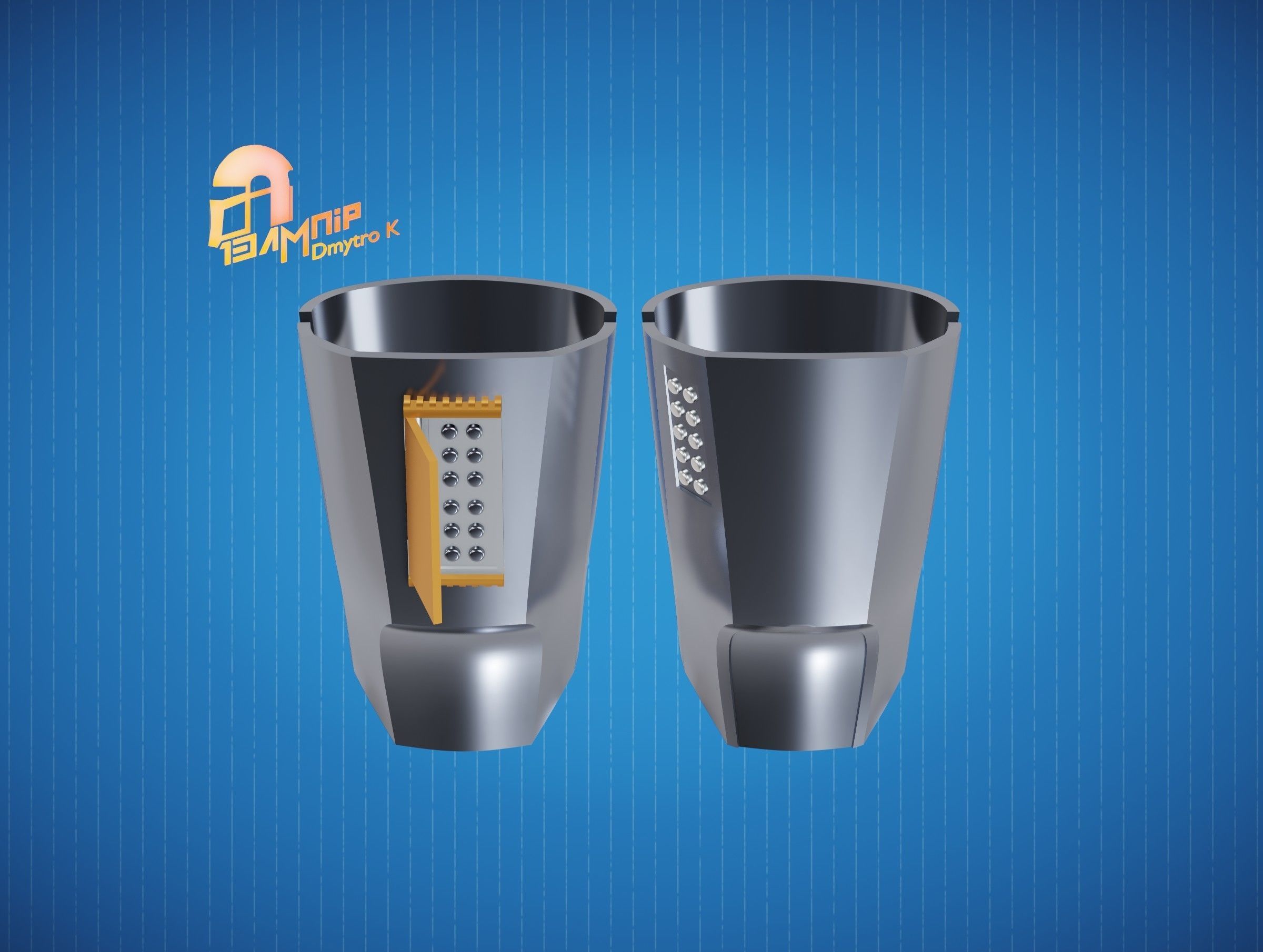 Custom Mandalorian Gauntlets 1 3D print model_9